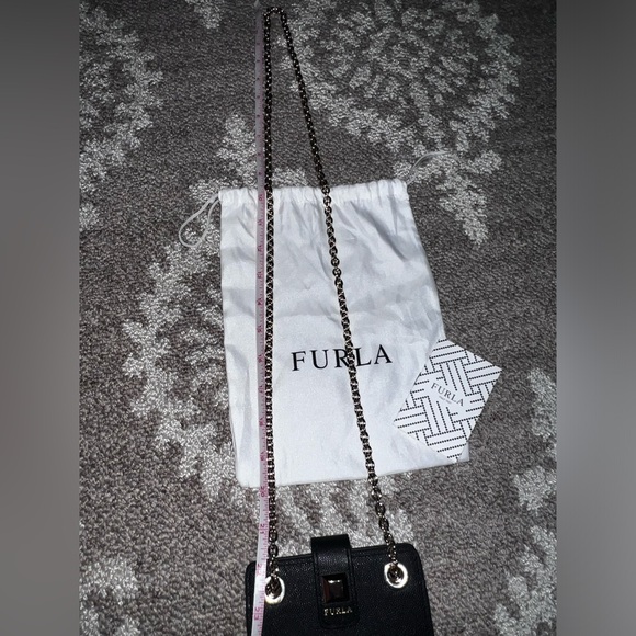 ⭐️FURLA mini crossbody Luxury Bag Like New Genuine Leather,DustBag & Bag ⭐️ - Picture 15 of 17